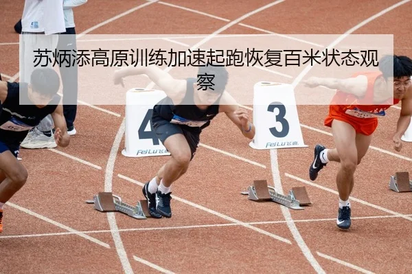 苏炳添高原训练加速起跑恢复百米状态观察